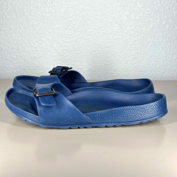 Women's Birkenstock Blue Madrid Eva Slip On Sandals Slides US Size 8-8.5 EU 39 - Picture 5 of 15